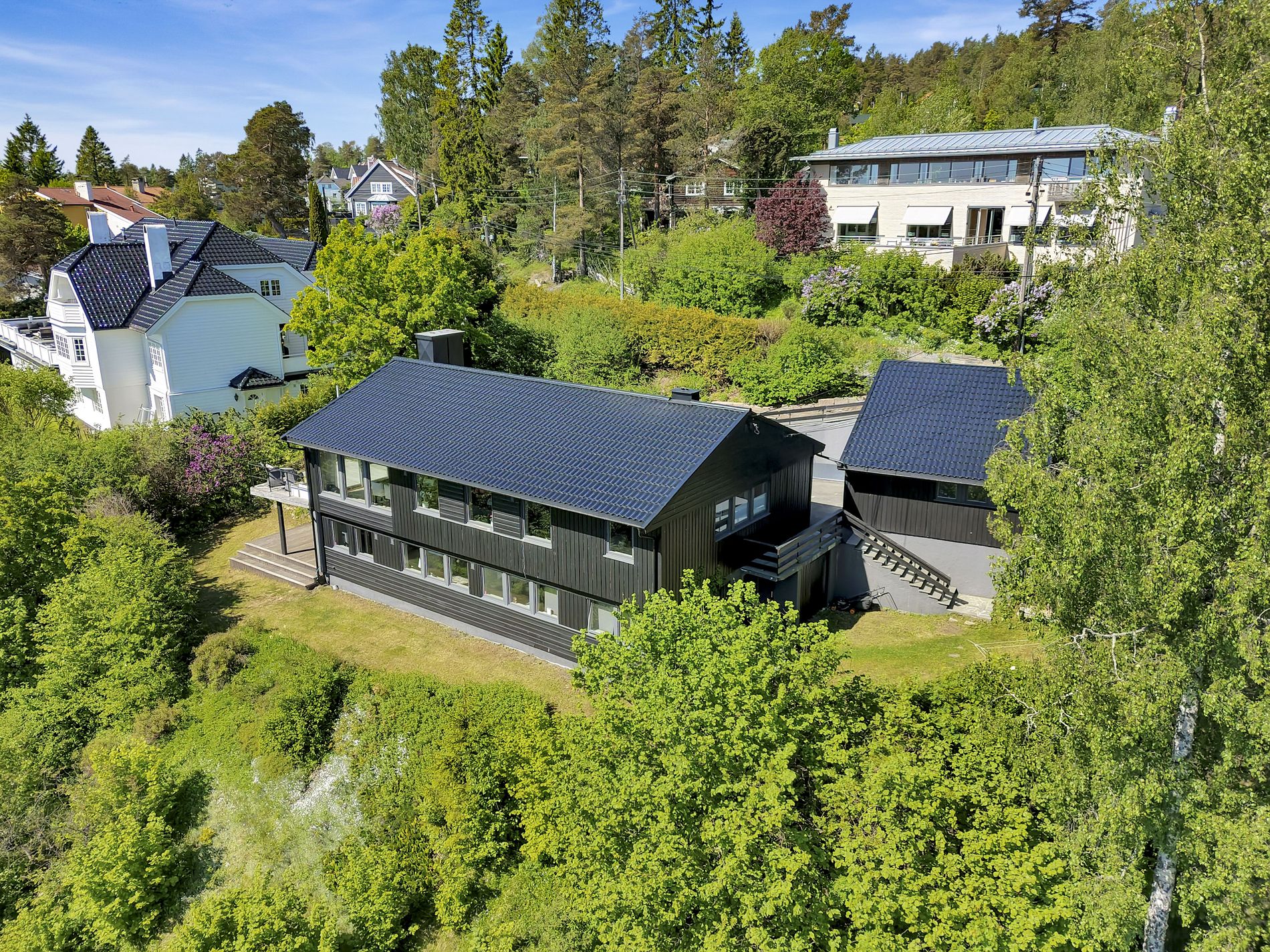 Melkeveien — Luftfoto