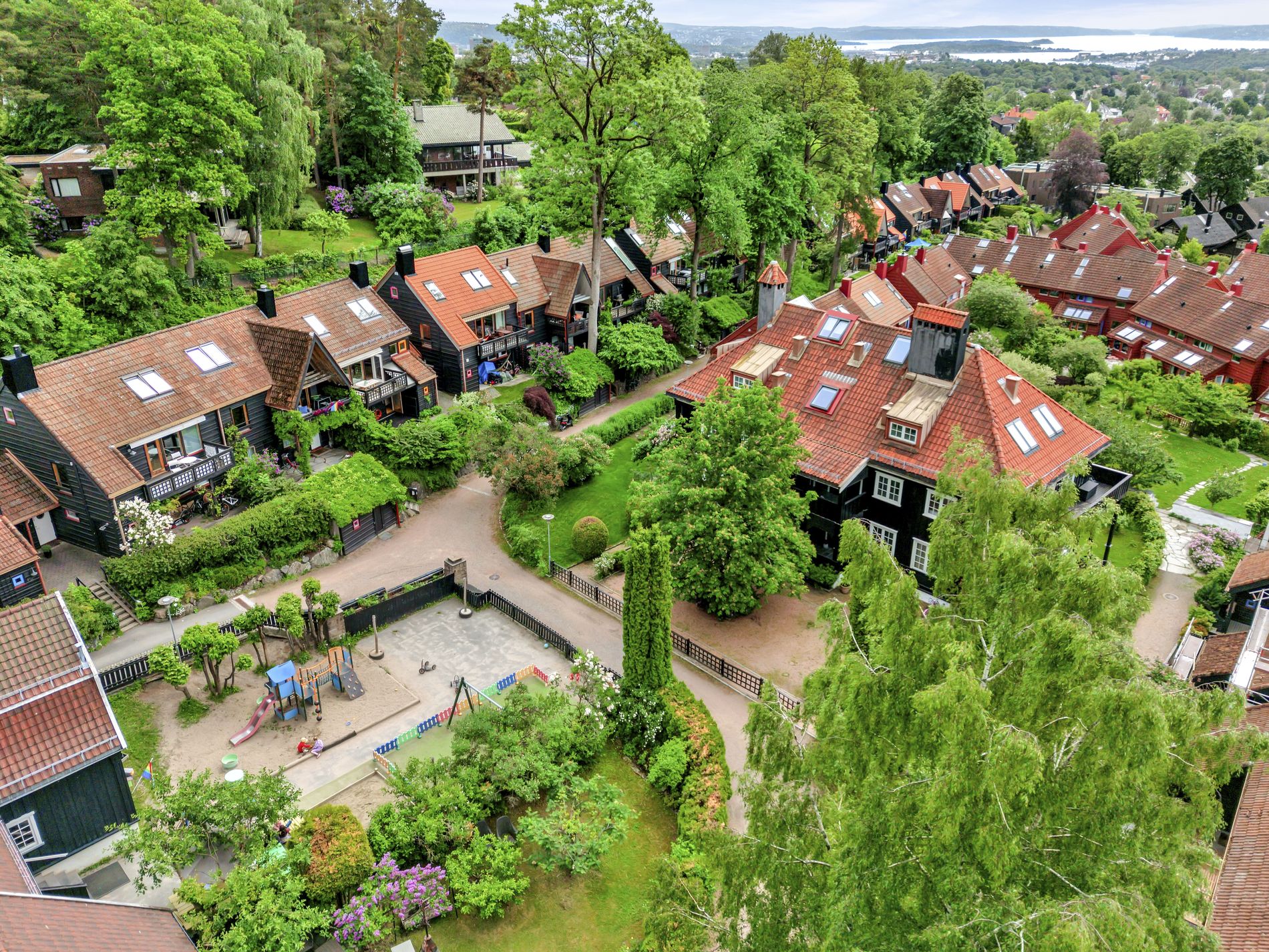 Giskehagen — Luftfoto