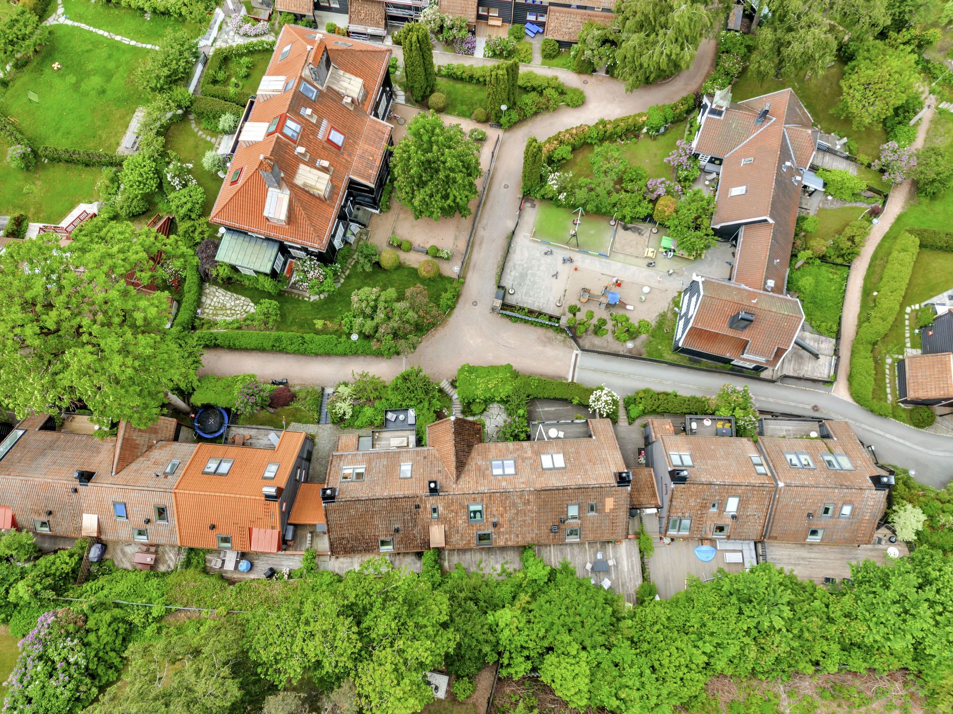 Giskehagen — Luftfoto