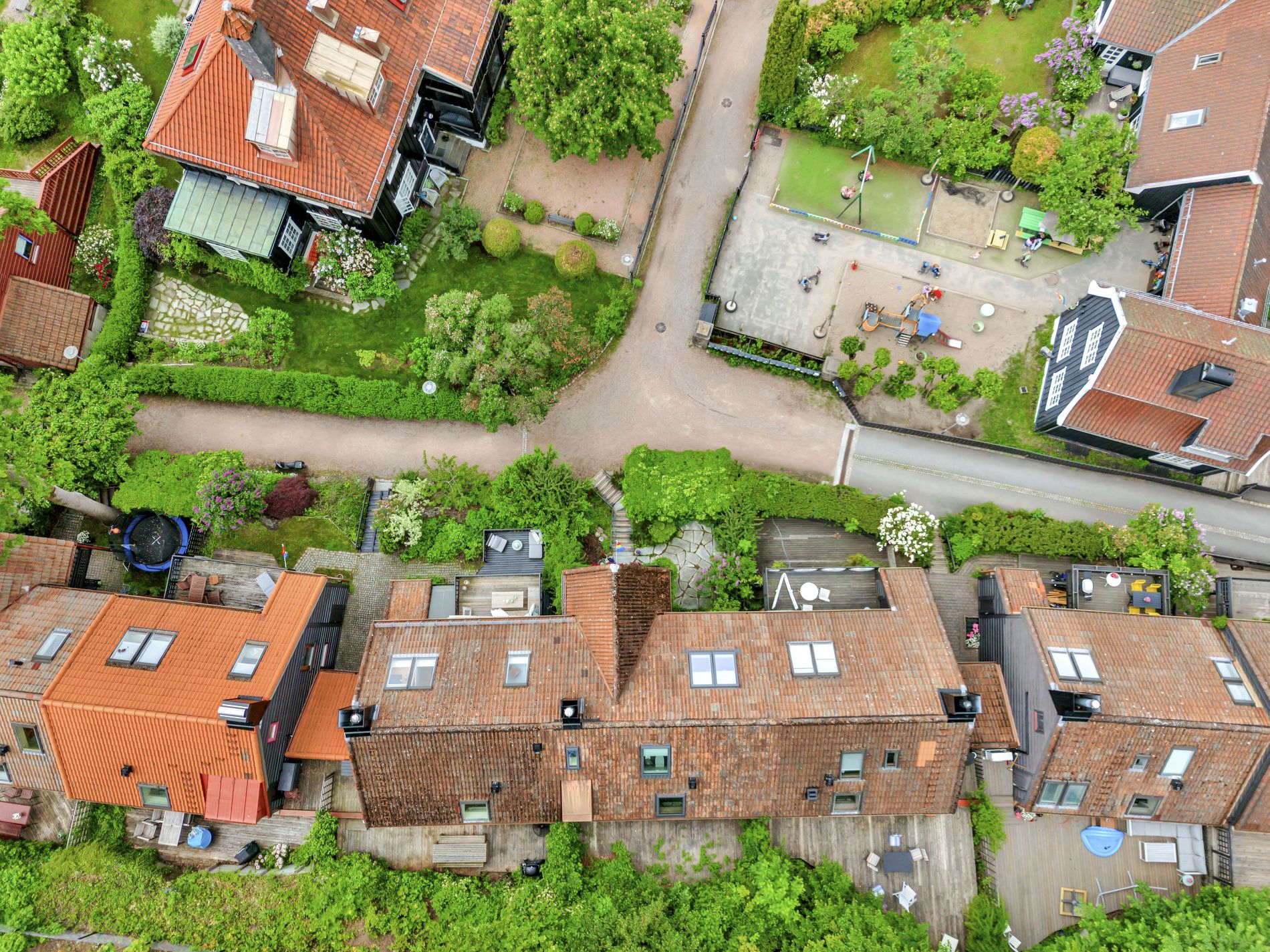 Giskehagen — Luftfoto
